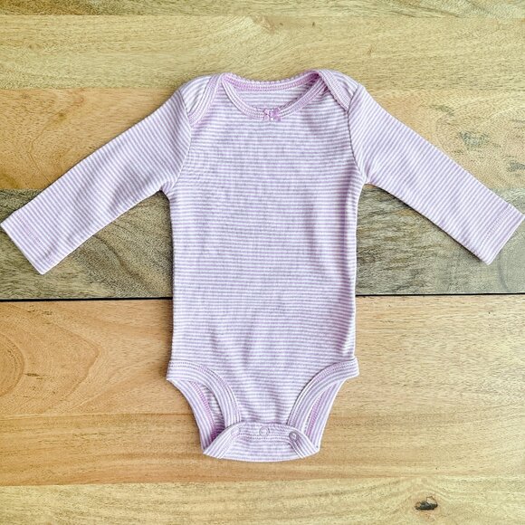 🧸 SALE! (5/$15, 8/$22, 12/$30) Carter’s bodysuit 3m baby girl onesie pink - Picture 1 of 4
